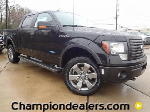 Tuxedo Black Metallic Ford F150 FX4 SuperCrew 4x4.  Click to enlarge.