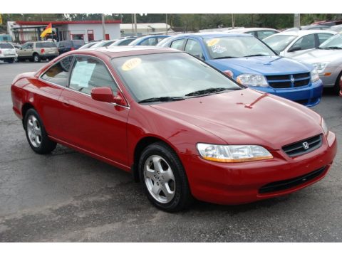 San Marino Red Honda Accord EX V6 Coupe.  Click to enlarge.