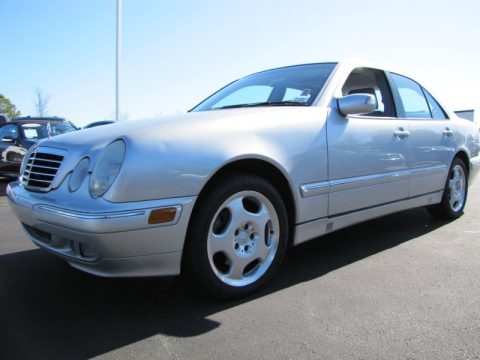 Brilliant Silver Metallic Mercedes-Benz E 430 Sedan.  Click to enlarge.