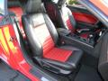  2008 Ford Mustang Black/Red Interior #11
