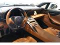  2012 Lexus LFA Camel Yellow Interior #8