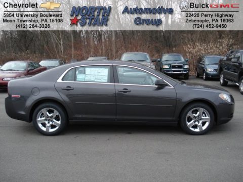 Taupe Gray Metallic Chevrolet Malibu LS.  Click to enlarge.