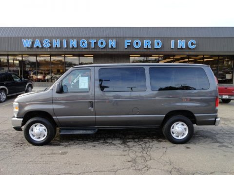 Dark Shadow Grey Metallic Ford E Series Van E350 Super Duty XLT Passenger.  Click to enlarge.