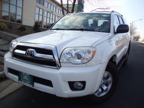 Natural White Toyota 4Runner SR5.  Click to enlarge.