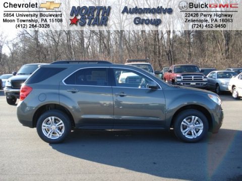 Steel Green Metallic Chevrolet Equinox LT AWD.  Click to enlarge.