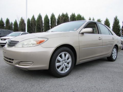 Desert Sand Mica Toyota Camry XLE V6.  Click to enlarge.