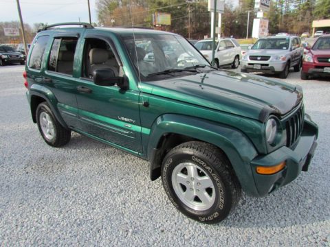 Timberline Green Pearl Jeep Liberty Limited 4x4.  Click to enlarge.