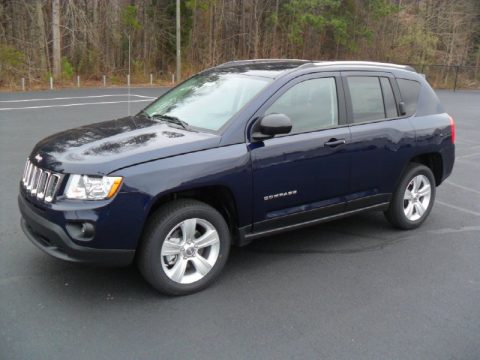 True Blue Pearl Jeep Compass Sport.  Click to enlarge.