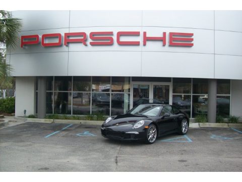 Black Porsche New 911 Carrera S Coupe.  Click to enlarge.