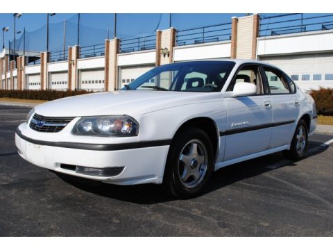 Bright White Chevrolet Impala LS.  Click to enlarge.