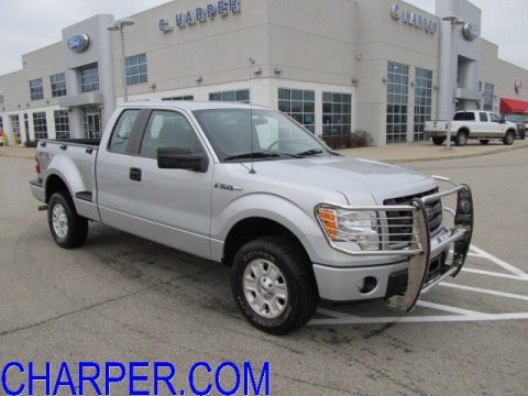 Brilliant Silver Metallic Ford F150 STX SuperCab 4x4.  Click to enlarge.