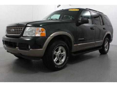 Dark Highland Green Metallic Ford Explorer Eddie Bauer 4x4.  Click to enlarge.