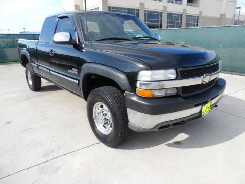 Onyx Black Chevrolet Silverado 2500HD LT Extended Cab.  Click to enlarge.