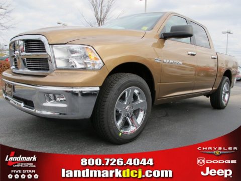 Saddle Brown Pearl Dodge Ram 1500 Big Horn Crew Cab.  Click to enlarge.