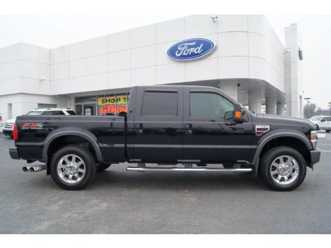 Black Ford F250 Super Duty FX4 Crew Cab 4x4.  Click to enlarge.