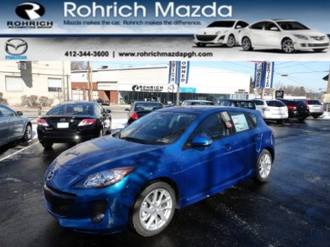 Sky Blue Mica Mazda MAZDA3 s Grand Touring 5 Door.  Click to enlarge.