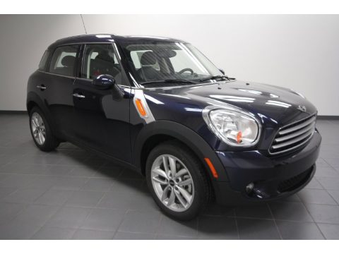 Cosmic Blue Metallic Mini Cooper Countryman.  Click to enlarge.