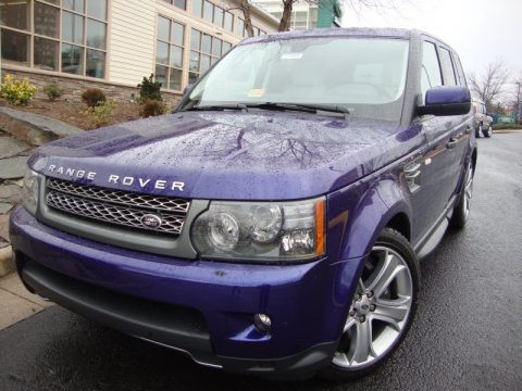 Bali Blue Metallic Land Rover Range Rover Sport Supercharged.  Click to enlarge.