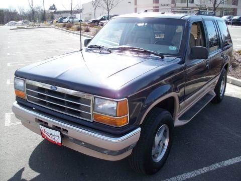 Dark Blue Metallic Ford Explorer Eddie Bauer 4x4.  Click to enlarge.