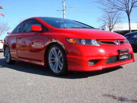 Rallye Red Honda Civic Si Coupe. Click to enlarge. Rallye Red Honda Civic Si Coupe. Click to enlarge.