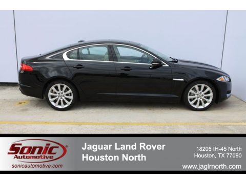 Ebony Jaguar XF .  Click to enlarge.