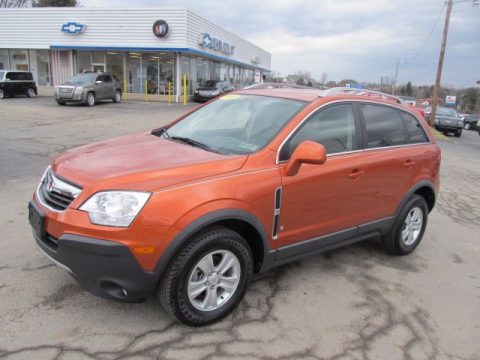 Sunburst Orange Saturn VUE XE.  Click to enlarge.