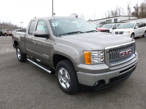 Steel Gray Metallic GMC Sierra 1500 SLT Extended Cab 4x4. Click to enlarge. Steel Gray Metallic GMC Sierra 1500 SLT Extended Cab 4x4. Click to enlarge.