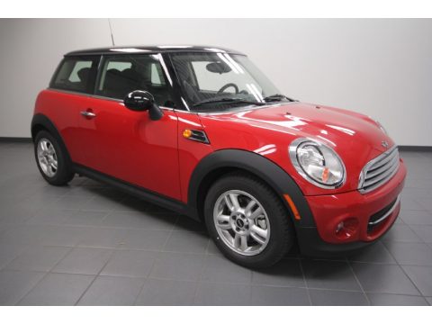Chili Red Mini Cooper Hardtop.  Click to enlarge.
