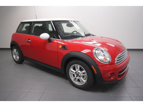 Chili Red Mini Cooper Hardtop.  Click to enlarge.