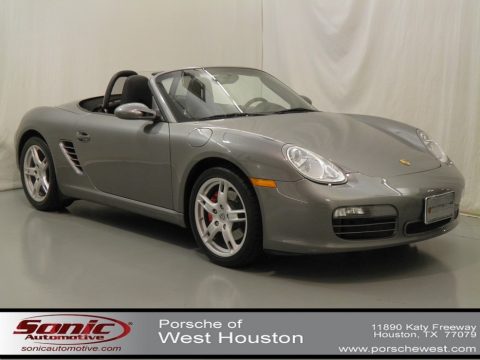 Meteor Grey Metallic Porsche Boxster S.  Click to enlarge.