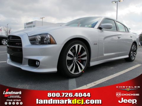 Bright Silver Metallic Dodge Charger SRT8.  Click to enlarge.