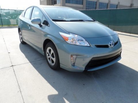 Sea Glass Pearl Toyota Prius 3rd Gen Three Hybrid.  Click to enlarge.