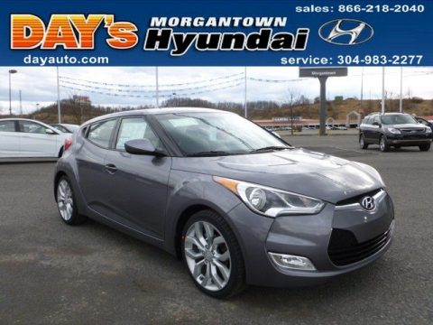 Triathlon Gray Hyundai Veloster .  Click to enlarge.