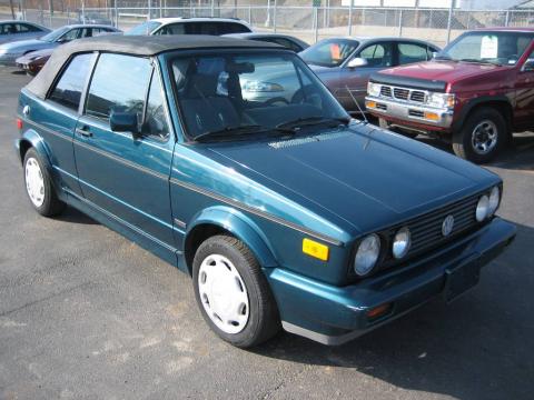 Aqua Blue Pearl Metallic Volkswagen Cabriolet Carat.  Click to enlarge.
