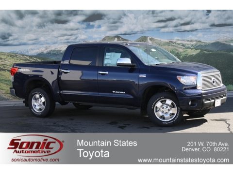 Nautical Blue Metallic Toyota Tundra Limited CrewMax 4x4.  Click to enlarge.