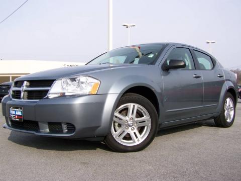 Silver Steel Metallic Dodge Avenger SXT.  Click to enlarge.