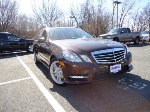 designo Mystic Brown Mercedes-Benz E 350 4Matic Wagon.  Click to enlarge.