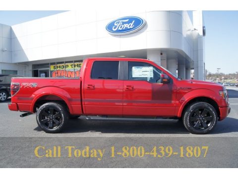 Red Candy Metallic Ford F150 FX2 SuperCrew.  Click to enlarge.