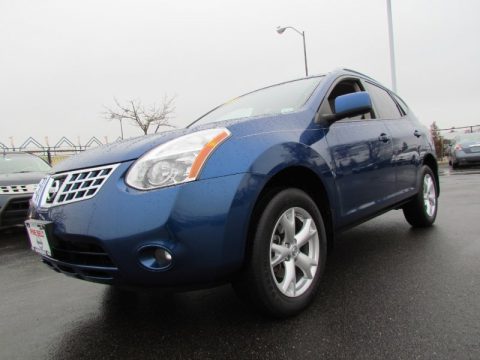 Indigo Blue Nissan Rogue SL AWD.  Click to enlarge.