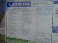 2012 Honda Accord Crosstour EX-L Window Sticker #9 2012 Honda Accord Crosstour EX-L Window Sticker #9