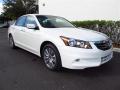 Front 3/4 View of 2012 Honda Accord EX-L V6 Sedan #1