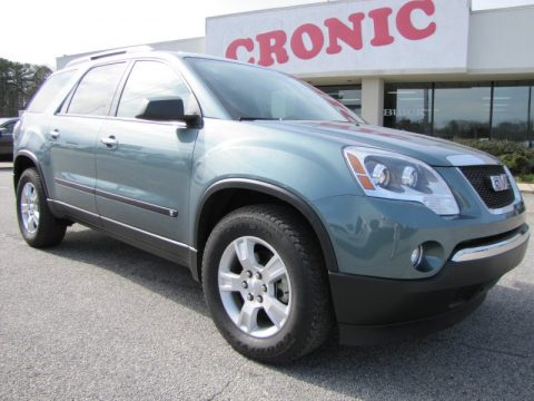 Silver Green Metallic GMC Acadia SLE.  Click to enlarge.