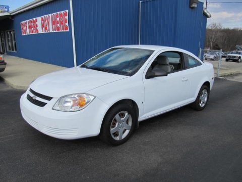 Summit White Chevrolet Cobalt LS Coupe.  Click to enlarge.