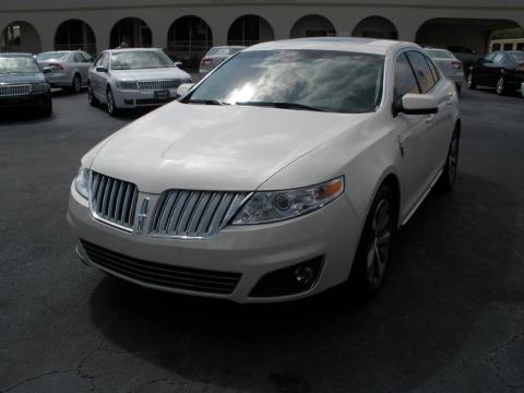 White Chocolate Tri-Coat Lincoln MKS Sedan.  Click to enlarge.