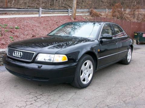 Brillant Black Audi A8 4.2 quattro.  Click to enlarge.