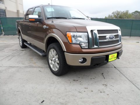 Golden Bronze Metallic Ford F150 King Ranch SuperCrew 4x4.  Click to enlarge.
