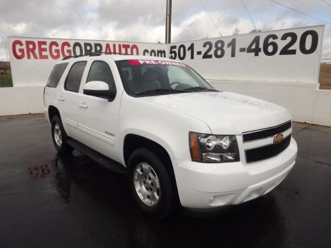 Summit White Chevrolet Tahoe LT.  Click to enlarge.