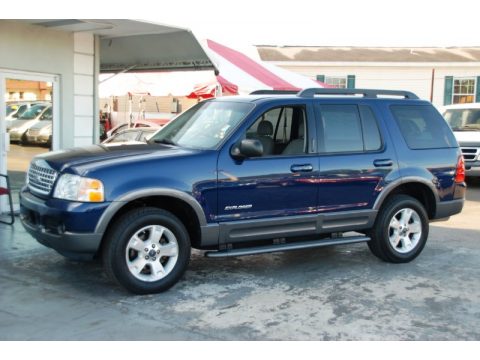 Dark Blue Pearl Metallic Ford Explorer XLT.  Click to enlarge.