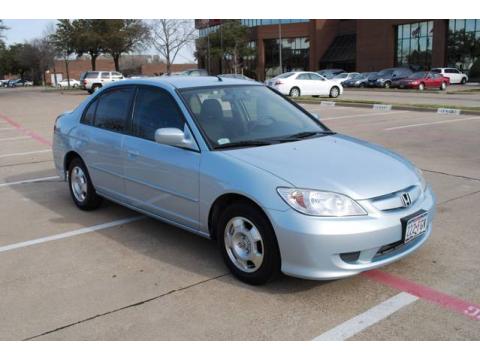 Opal Silver Blue Metallic Honda Civic Hybrid Sedan.  Click to enlarge.