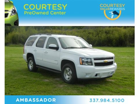 Summit White Chevrolet Tahoe LT.  Click to enlarge.